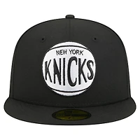 Casquette ajustée New Era 59FIFTY noire pour homme, York Knicks