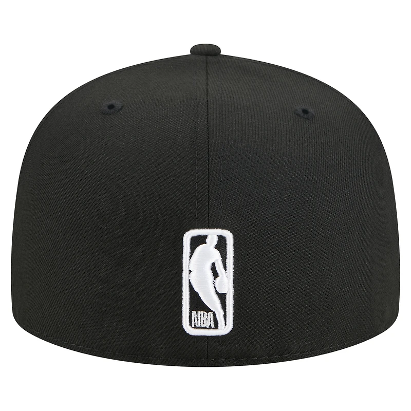 Casquette ajustée New Era 59FIFTY noire pour homme, York Knicks