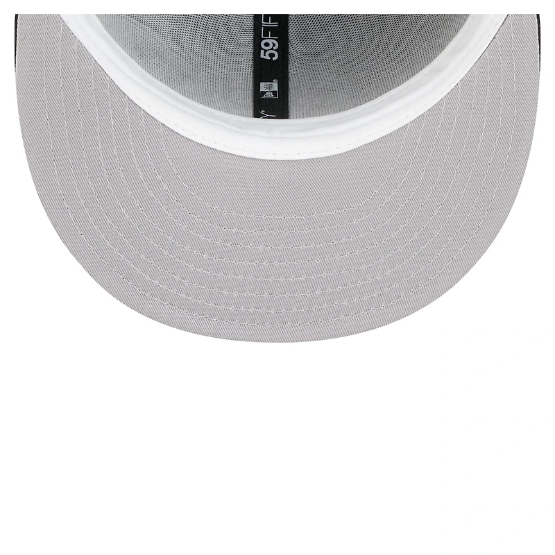 Casquette ajustée New Era 59FIFTY noire pour homme, York Knicks