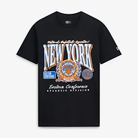 Men's New Era Black York Knicks Classic Crest T-Shirt