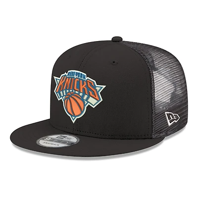 Men's New Era York Knicks Core Logo Meshback 9FIFTY Snapback Hat