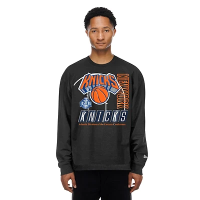 Sweat-shirt en polaire stretch noir New Era York Knicks Collection Loisirs pour homme
