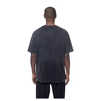 Men's New Era  Black York Knicks Lifestyle Capsule Lightning Round Mineral Wash T-Shirt