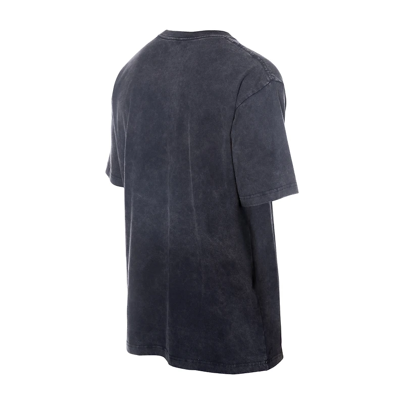 Men's New Era Black York Knicks Lifestyle Capsule Lightning Round Mineral Wash T-Shirt