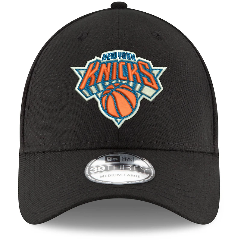 Casquette Flex 39THIRTY officielle des New York Knicks Era pour homme, noire
