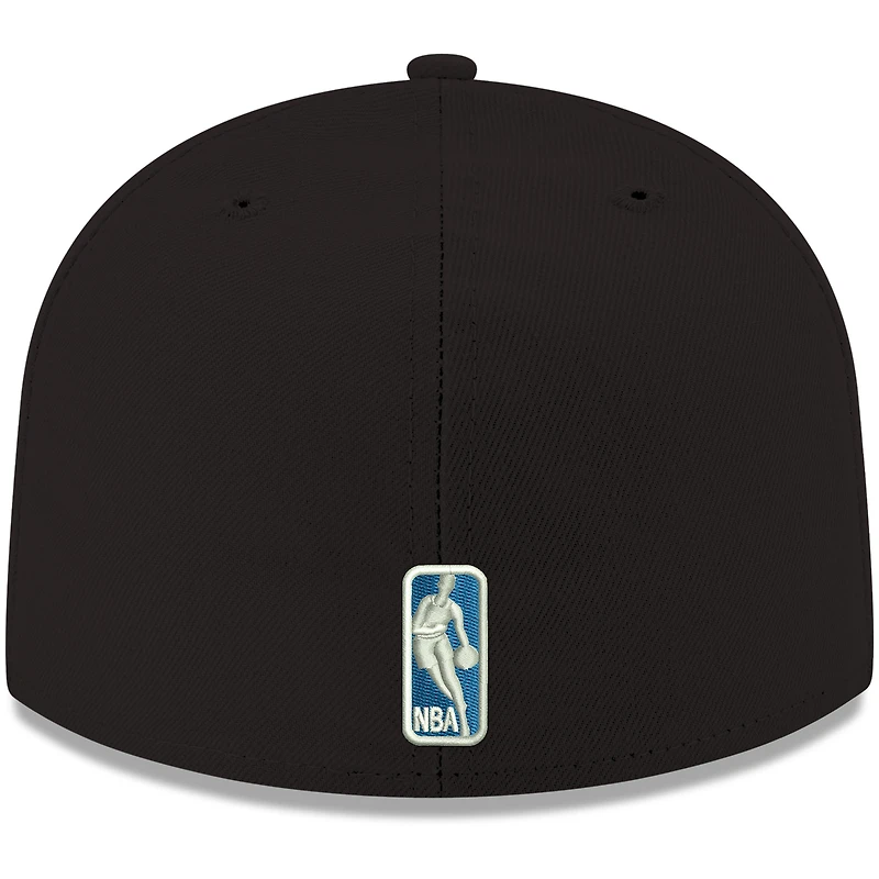 Casquette ajustée 59FIFTY des New York Knicks Era pour homme aux couleurs officielles de l'équipe noire