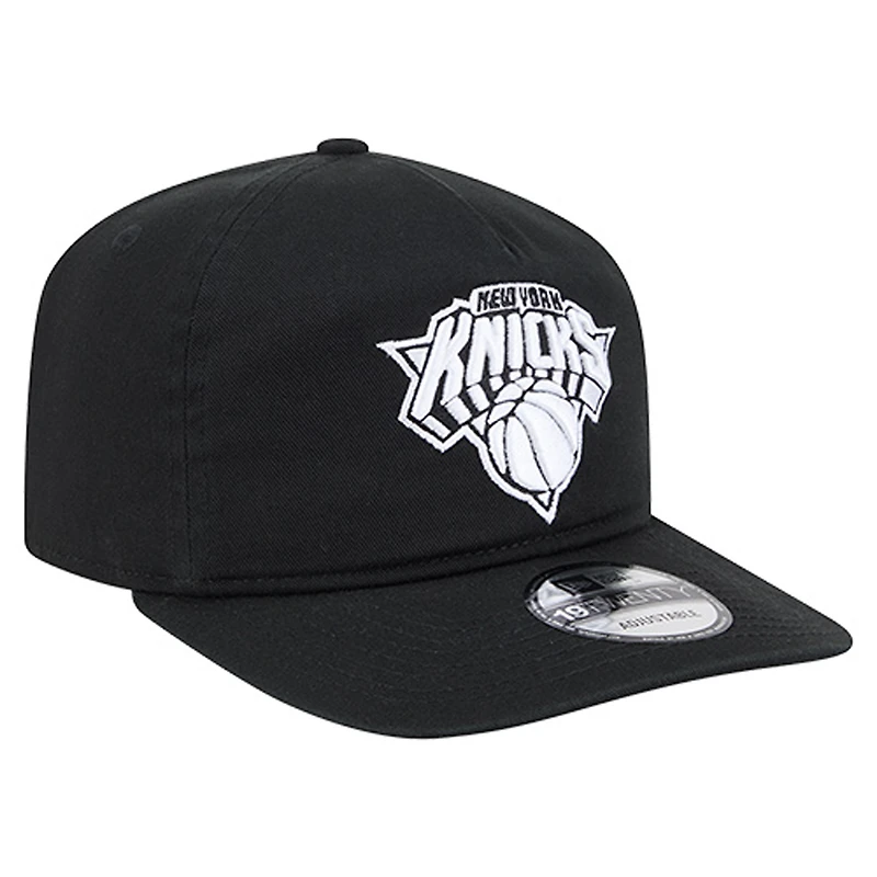 Casquette ajustable New Era noire New York Knicks Quickstrike 19TWENTY pour homme