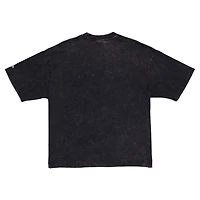 T-shirt délavé aux enzymes Sport Classics New Era pour homme, noir, des York Knicks