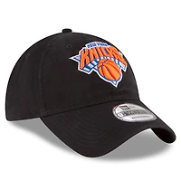 Casquette réglable New Era noire des New York Knicks Team 2.0 9TWENTY pour hommes