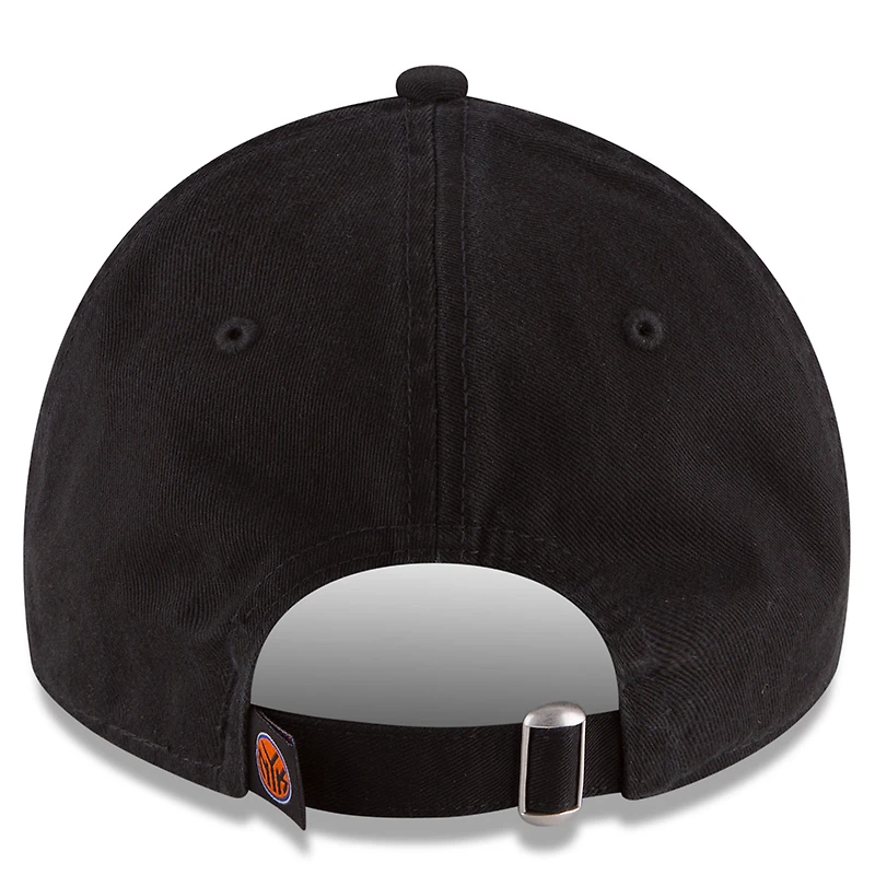 Casquette réglable New Era noire des New York Knicks Team 2.0 9TWENTY pour hommes