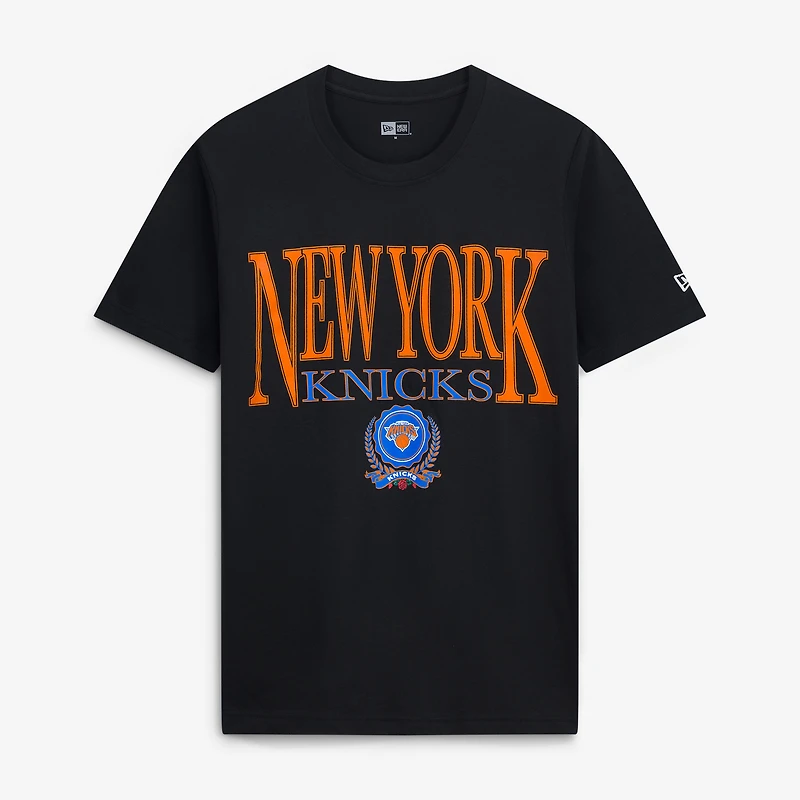 Men's New Era Black York Knicks Wordmark T-Shirt