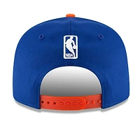 Men's New Era Blue/Orange New York Knicks 2026 NBA Finals Champions 9FIFTY Snapback Hat
