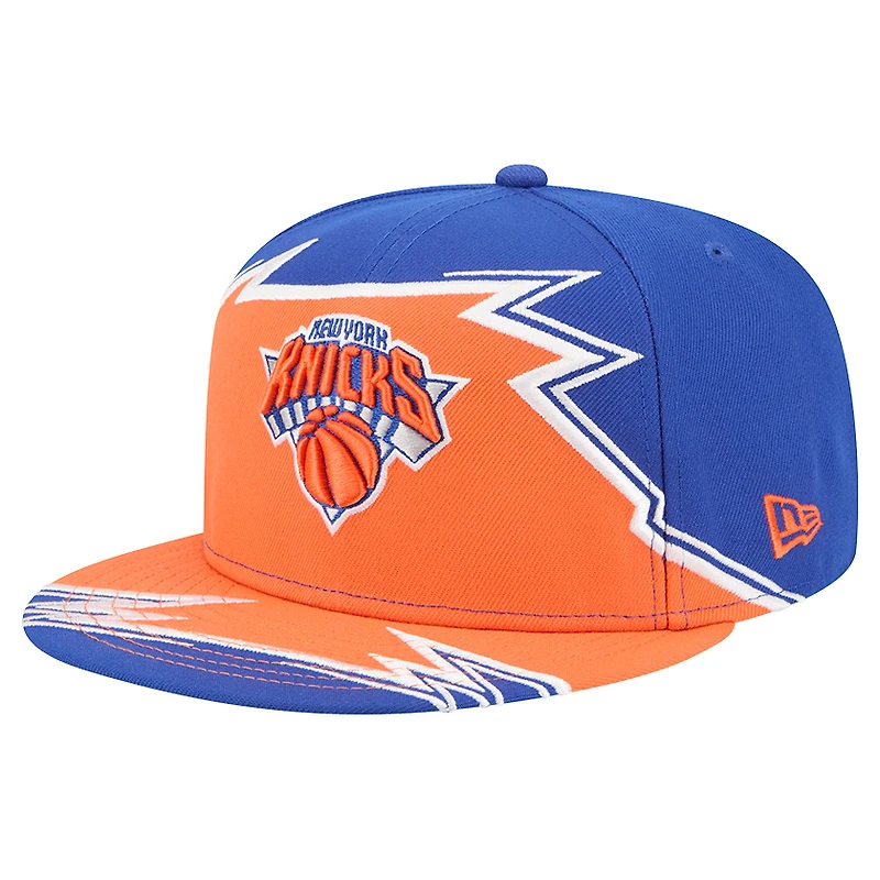 Men's New Era Blue/Orange York Knicks Break 59FIFTY Fitted Hat
