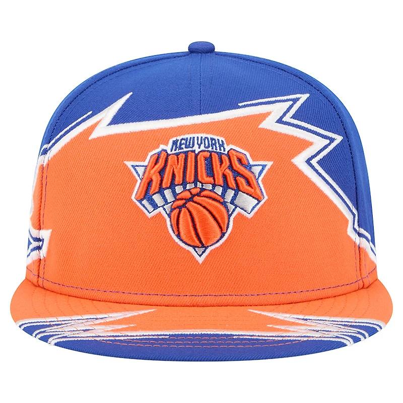 Men's New Era Blue/Orange York Knicks Break 59FIFTY Fitted Hat