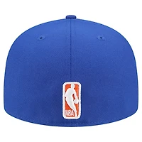Men's New Era Blue/Orange York Knicks Break 59FIFTY Fitted Hat