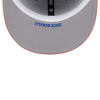 Men's New Era Blue/Orange York Knicks Gameday Gold Pop Stars 59FIFTY Fitted Hat