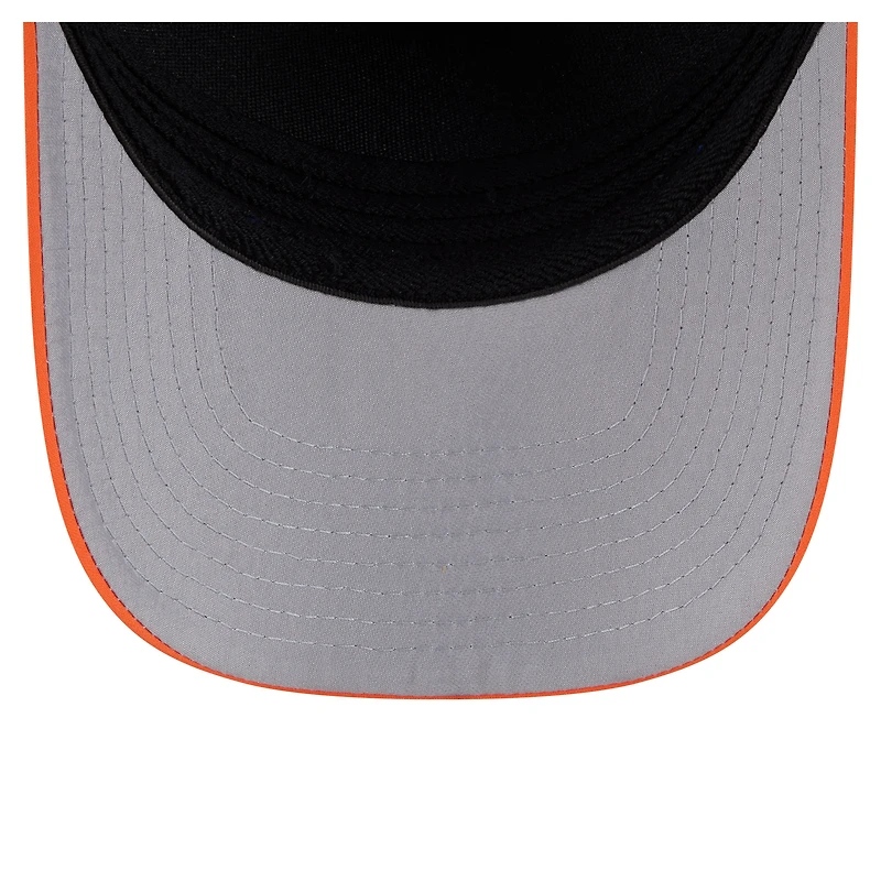 Men's New Era Blue/Orange York Knicks Rope Two-Tone M-Crown A-Frame 39THIRTY Flex Hat