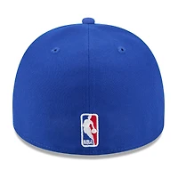 Men's New Era Blue York Knicks 2025 NBA Draft A-Frame 59FIFTY Fitted Hat