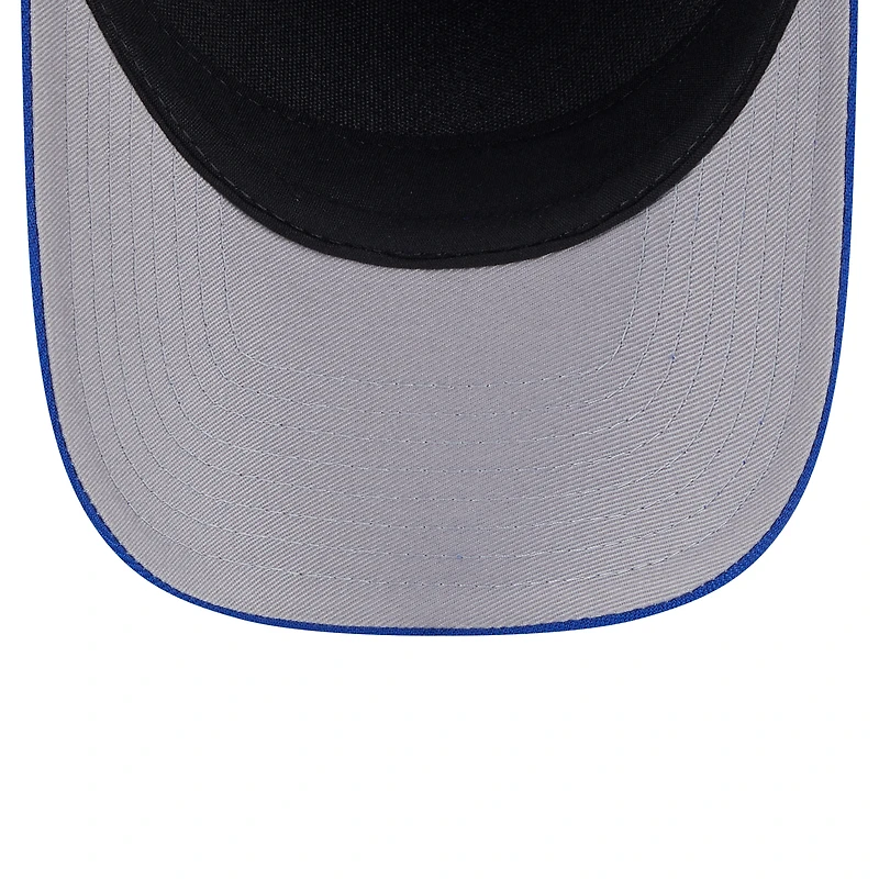 Men's New Era Blue New York Knicks 2025 NBA Draft M-Crown A-Frame 9FORTY Adjustable Hat