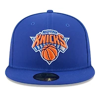 Men's New Era Blue York Knicks 2026 NBA Finals Champions 59FIFTY Fitted Hat