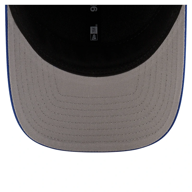 Casquette ajustable New Era 9FORTY Stock M-Crown bleue des New York Knicks pour homme