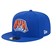 Men's New Era  Blue York Knicks Deceptor 59FIFTY Fitted Hat