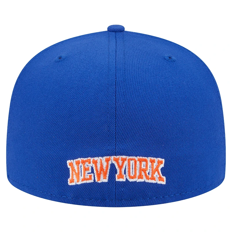 Men's New Era  Blue York Knicks Deceptor 59FIFTY Fitted Hat