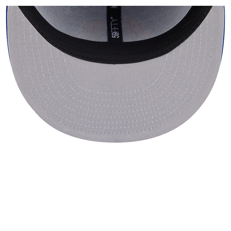 Men's New Era Blue York Knicks Deceptor 59FIFTY Fitted Hat