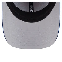 Casquette New Era bleue York Knicks Featherweight Poly Rope Flex 39Thirty pour homme