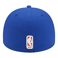 Casquette ajustée New Era 59FIFTY bleue pour homme, logo York Knicks Injection Cartoon, style A-Frame