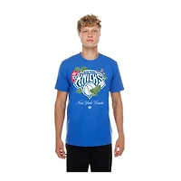Men's New Era  Blue York Knicks Lifestyle Capsule Floral Fruit T-Shirt