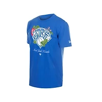 Men's New Era  Blue York Knicks Lifestyle Capsule Floral Fruit T-Shirt