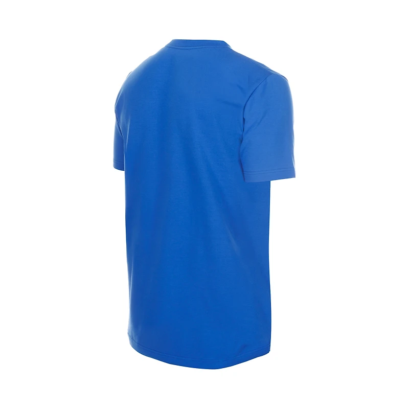 T-shirt New Era bleu pour homme, collection capsule York Knicks Lifestyle, motif floral et fruits