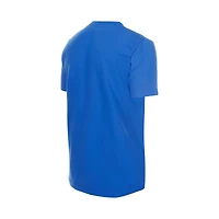 T-shirt New Era bleu pour homme, collection capsule York Knicks Lifestyle, motif floral et fruits