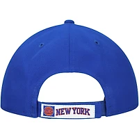 Casquette ajustable 9FORTY pour homme New Era Blue New York Knicks Couleur officielle de l'équipe