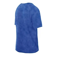 T-shirt New Era bleu délavé des York Knicks Old School Sport pour homme
