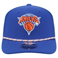 Casquette ajustable New Era 9SEVENTY bleue New York Knicks pour homme