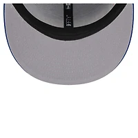 Casquette Snapback 9FIFTY bleue avec logo latéral des New York Knicks New Era pour homme