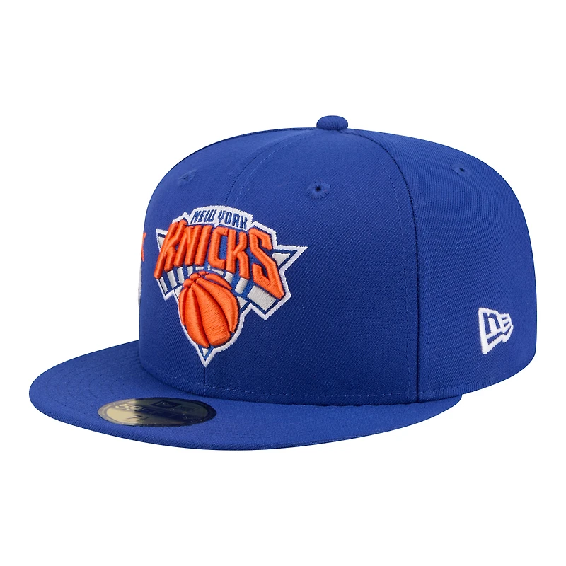 Men's New Era  Blue York Knicks Team Collage 59FIFTY Fitted Hat