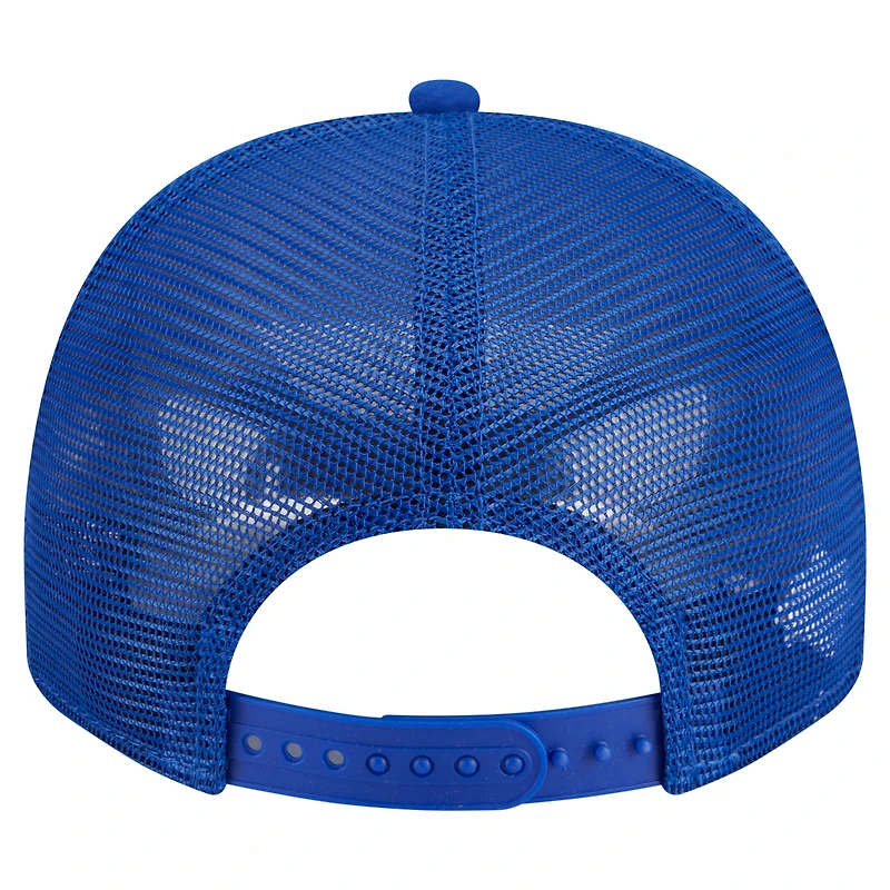 Men's New Era Blue New York Knicks Vintage Team Rope A-Frame 9FIFTY Snapback Hat
