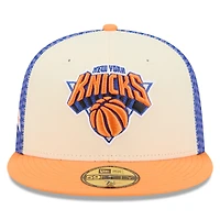 Men's New Era Cream York Knicks 2025/26 City Edition Alternate 59FIFTY Fitted Hat