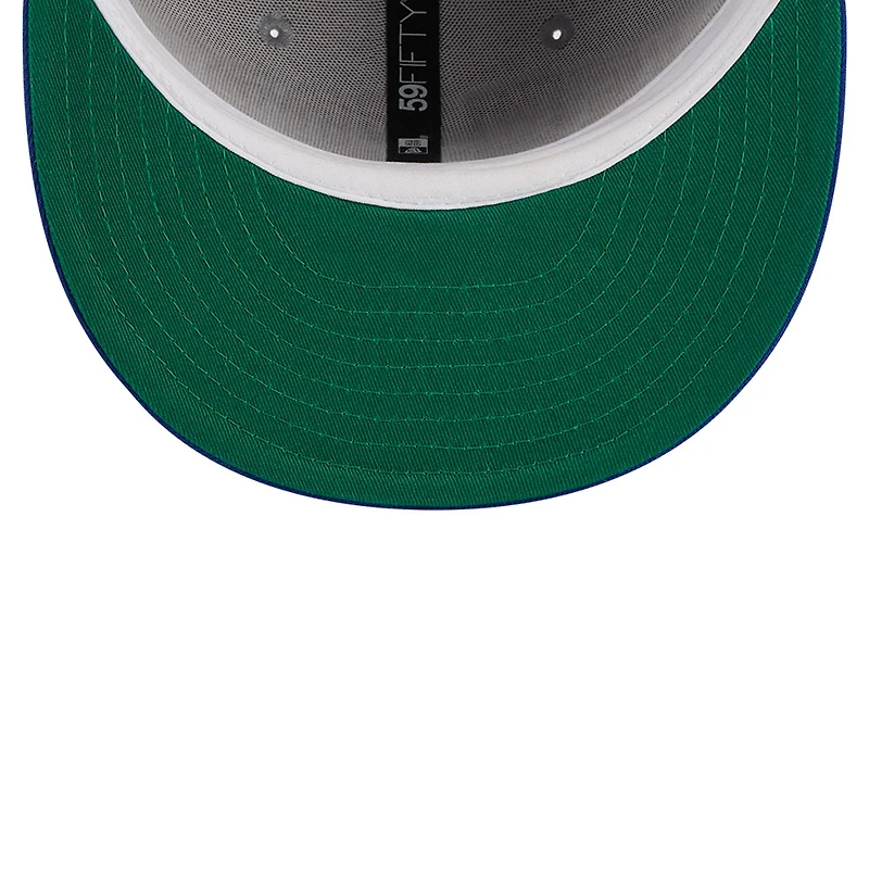 Men's New Era Gray/Blue York Knicks Tip-Off Two-Tone 59FIFTY Fitted Hat