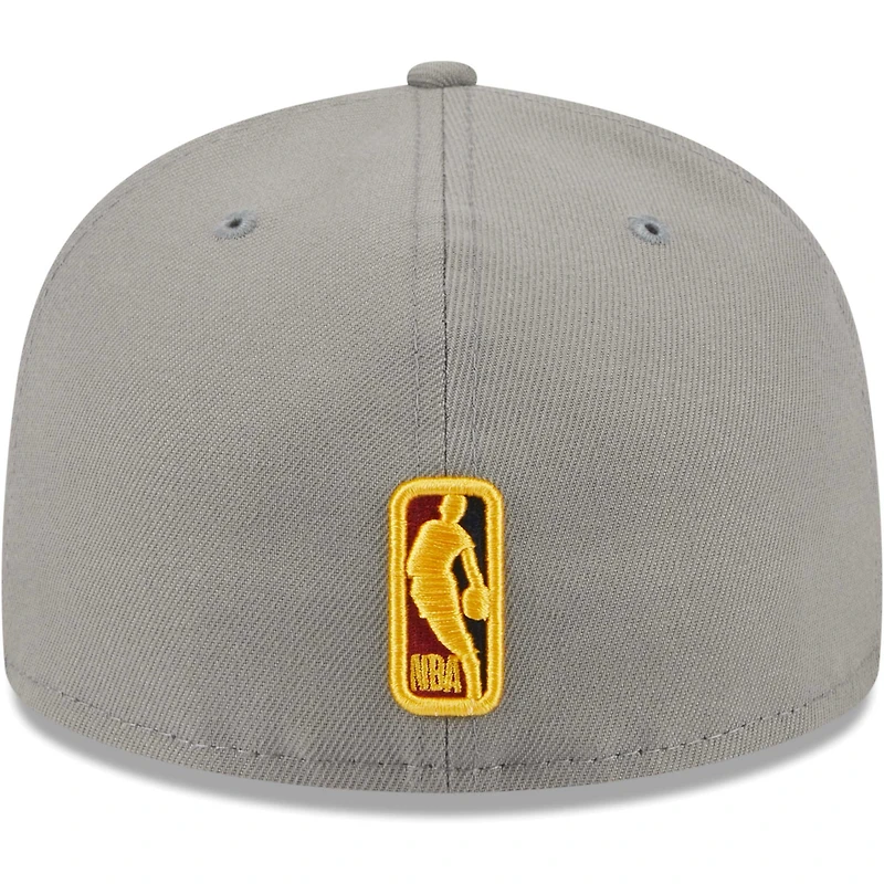 Casquette ajustée New Era Graphite York Knicks Colour Pack 59FIFTY pour homme