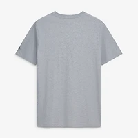 T-shirt New Era gris pour homme York Knicks Hometown Apple