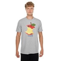 Men's New Era Gray York Knicks Hometown Apple T-Shirt