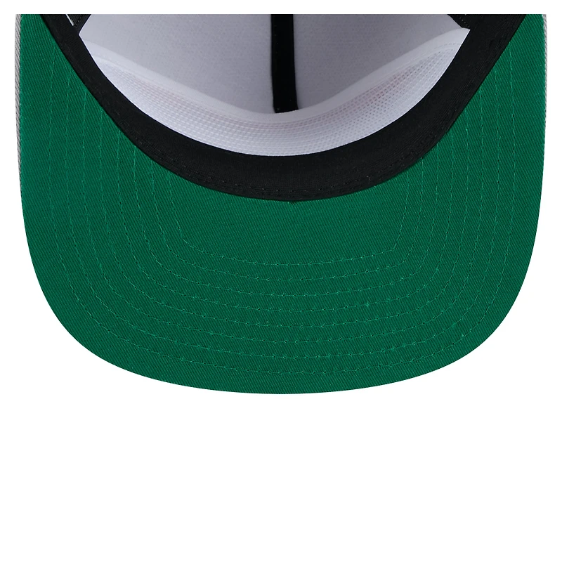 Casquette snapback grise New Era pour homme, motif golfeur rétro des New York Knicks