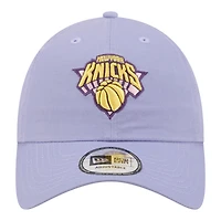 Casquette New Era Lavande New York Knicks pour homme, modèle classique décontracté et ajustable