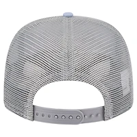 Men's New Era Light Blue/Gray New York Knicks Adventure Aloha Pattern 9SEVENTY Stretch-Snap Hat