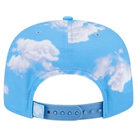 Casquette ajustable New Era bleu clair New York Knicks pour homme avec logo « Head in the Clouds »