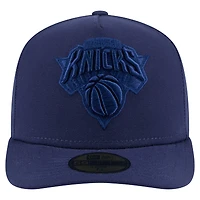 Men's New Era  Navy York Knicks Colorpack A-Frame Pinch Front 59FIFTY Fitted Hat